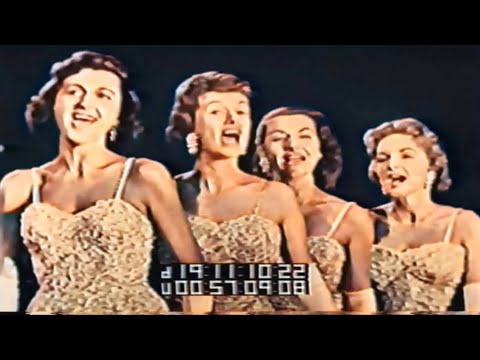The Chordettes - "Just Between You And Me" (The Ed Sullivan Show 1957)