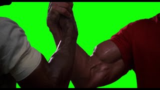 Predator handshake green screen