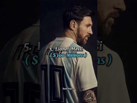 Top 10 highest paid football players in the world🌍 2024 #top10 #shorts #football #cr7 #messi #neymar