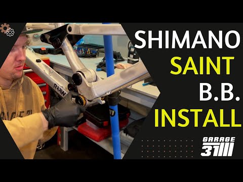 Bottom Bracket Install - Shimano Saint + Crank install - How To