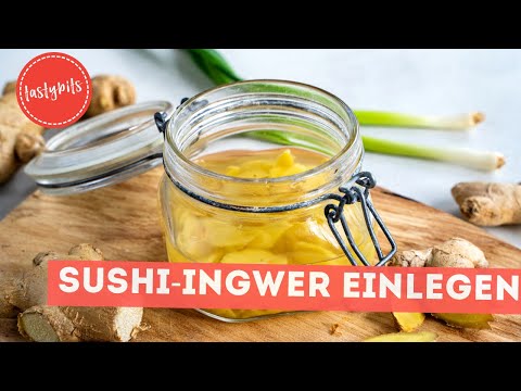 Sushi-Ingwer (ガリ) selbst machen | Rezept für eingelegten Ingwer