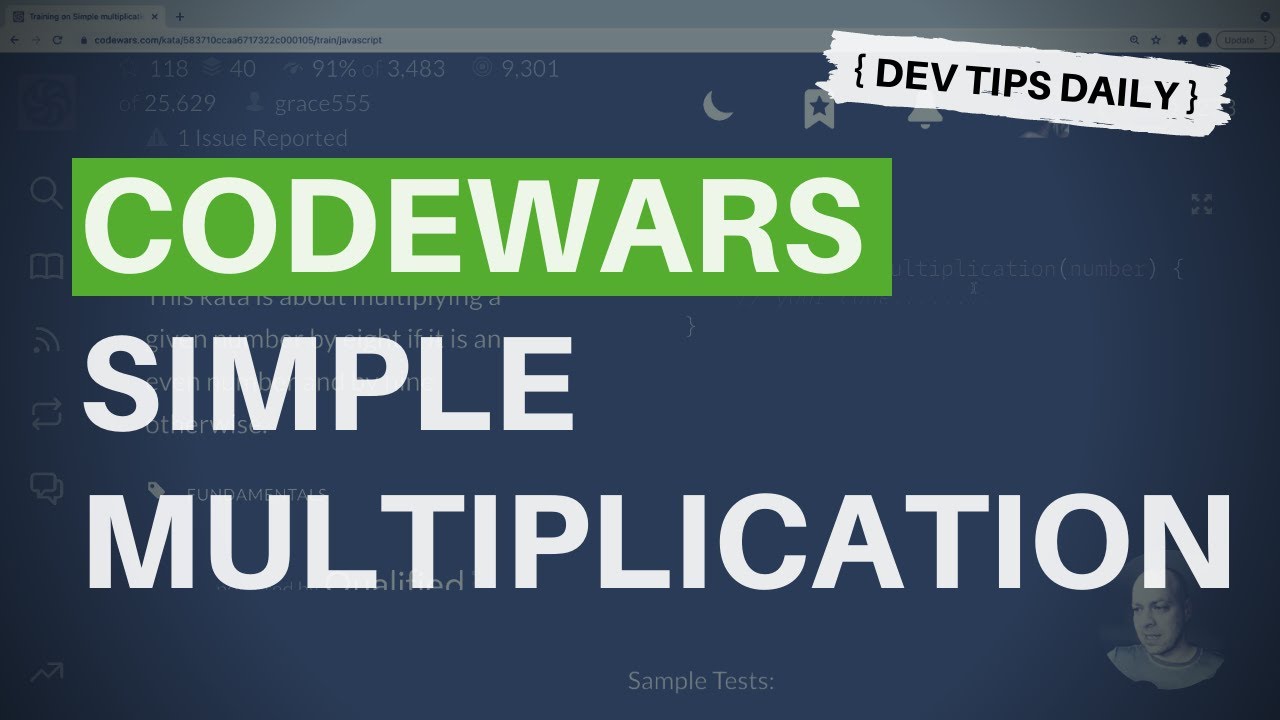 DevTips Daily: Codewars Challenge - Simple Multiplication