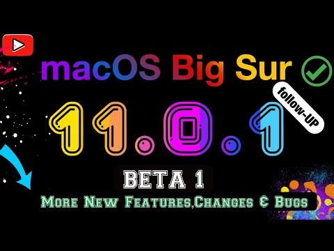 macOS Big Sur 11.0.1 beta Update - Follow Up & expected macOS Big Sur Release Date Apple Silicon ARM
