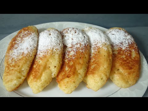 The recipe for good yeast pancakes. Fluffy yeast pancakes. Very fast yeast pancakes.