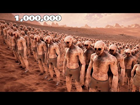1 MILLION ZOMBIES vs WW2 GERMANY & AMERICAN ARMY UEBS 2 - Ultimate Epic Battle Simulator 2