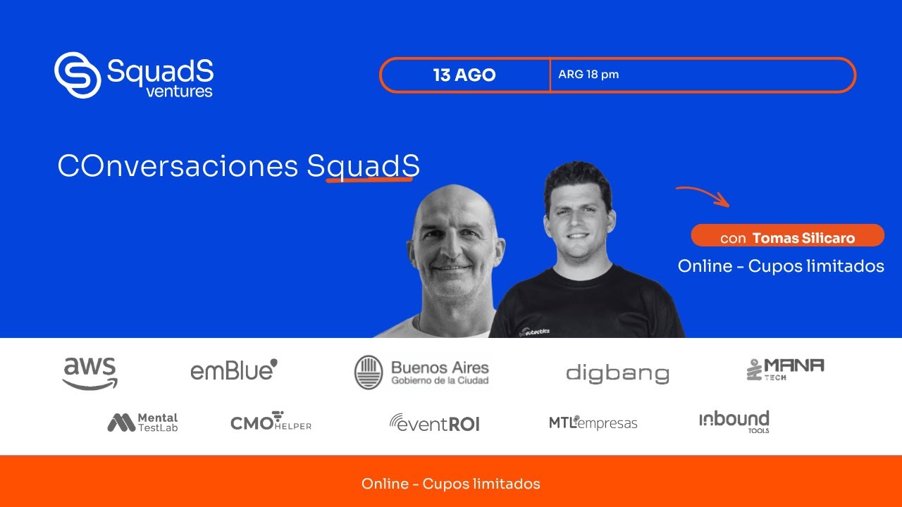 COnversacion SquadS con Tomás Silicaro CEO de Bioeutetics