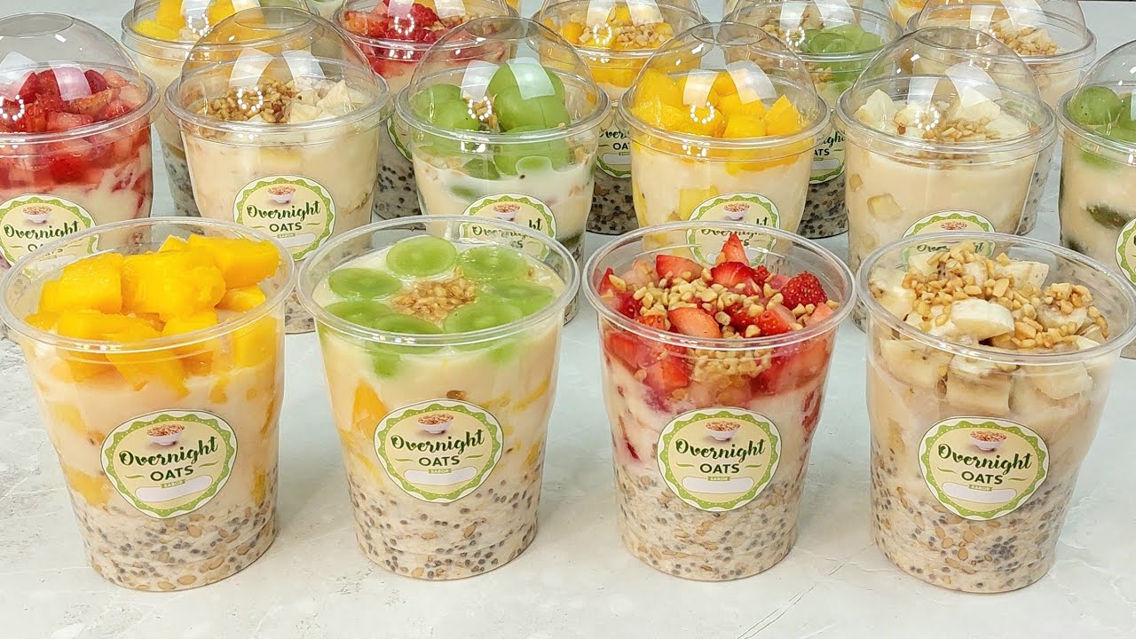 OVERNIGHT OATS - CAFÉ DA MANHÃ NO POTE - FAÇA E VENDA