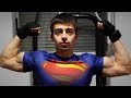 Chest Workout and Flexing Biceps