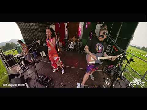 The Cabarats ft Shniece - Black Rabbit LIVE (Prince Fatty ft Shniece cover)
