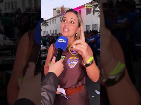 Dra  Átila de Deus, prefeita de Buriti de Goiás, fala sobre a Convenção Estadual do MDB