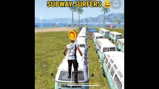 Subway surfers game in free fire || free fire