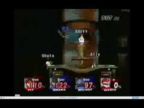 SSBB Apex Doubles WF - Inui (Pit) Atomsk (Wario) vs Ally (Snake) M2K (MK) 3