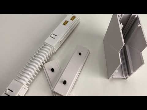 Миниатюра изображения товара Коннектор для шинопровода Novotech Flum 135123 (белый)