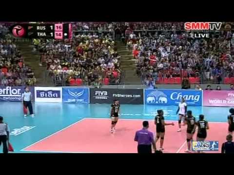 Thailand - Russia [Set 3] World Grand Prix 18-08-2013