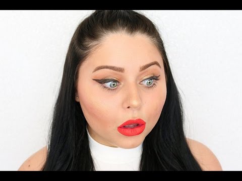 Full Face Makeup Using ONLY LIQUID LIPSTICKS Challenge Video