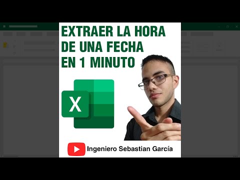 Extraer la hora de una fecha en 1 Minuto #shorts