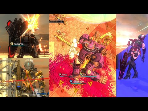 EDF Earth Defense Force 5 DLC 2 Online M 10 Engage Alien Troops 2 - Compilation