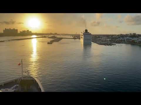 Thumbnail for Beautiful morning in Nassau as the Carnival Spirit sails into port. (April 2022)