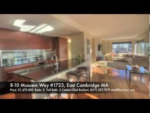 Cambridge MA Condo For Sale: 8-10 museum way #1723