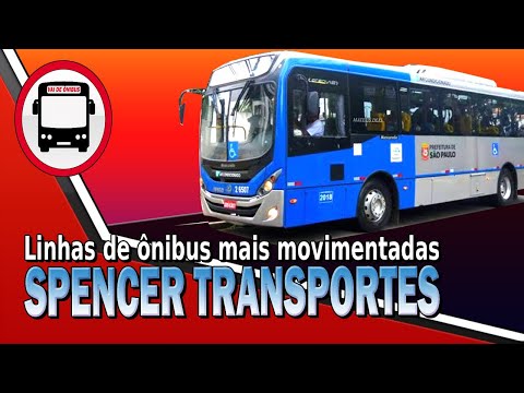 LINHAS DE ÔNIBUS MAIS MOVIMENTADAS SPENCER TRANSPORTES!