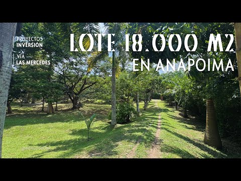 Lote de 18.000 m2 en Anapoima /  Ideal para invertir o desarrollar