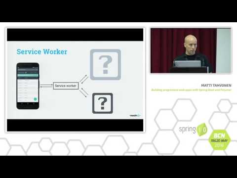 Image thumbnail for talk Building Progressive Web Apps with Spring Boot and Polymer