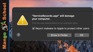 Service Records will damage your computer [Mac fix Guide]