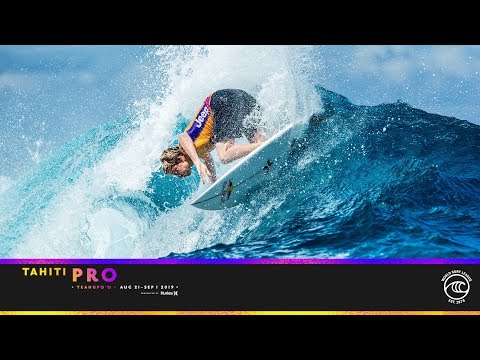 Andino vs. Dora vs. Drollet - Seeding Round, Heat 6 - Tahiti Pro Teahupo'o 2019