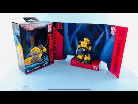 Transformers Studio Series 86 Deluxe Class BUMBLEBEE Video Revuew
