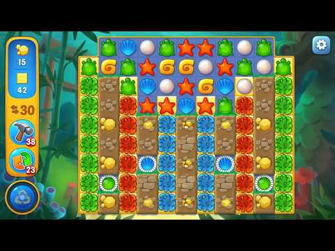 Fishdom HARD level 1208 Gameplay (iOS Android)
