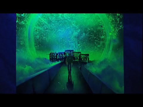 Spray Paint Art - The Gate -By Dimkad Art