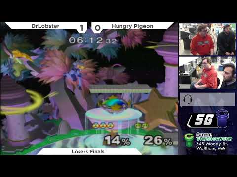SG 23.7 SSBM - DrLobster (Sheik) vs. Hungry Pigeon (Peach) - Melee LF