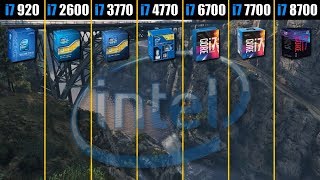 Video thumbnail for intel Core i7 920 vs 2600 vs 3770 vs 4770 vs 6700 vs 7700 vs 8700 by Benchmark
