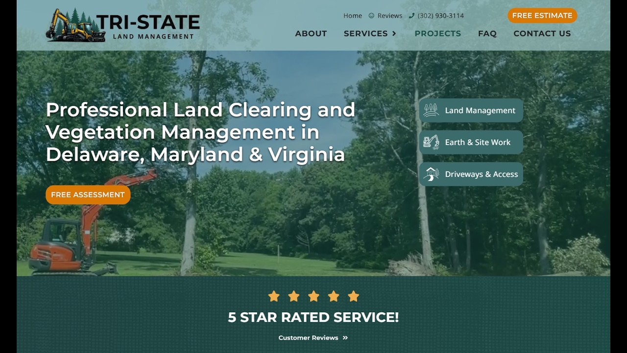 Website Redesign for Tri-State Land Management