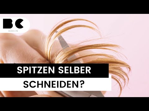 It's so easy to trim your own hair ends