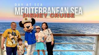 DISNEY DREAM CRUISE TRAVEL VLOG EP-3: SUNRISE AT SEA, PRINCESSES, STITCH, AND CAPTAIN MICKEY! 🚢☀️