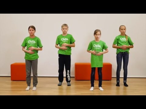 Folkhälsan Chilla, rörelseövning I djungeln