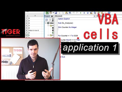 TigerVQ #5 Excel VBA .Cells Application 1