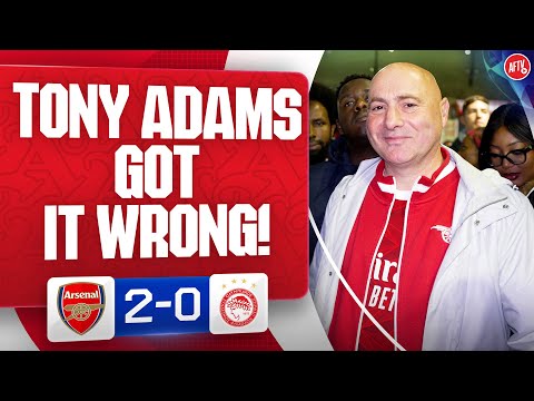 Tony Adams Got It Wrong About Odegaard! (Julian) | Arsenal 2-0 Olympiacos