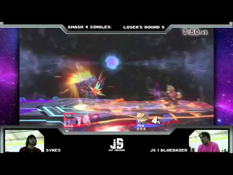 JS XIX - Sykes (Link, Fox) vs. JS | BlueDazer (R.O.B.) - Smash 4 Losers Round 3