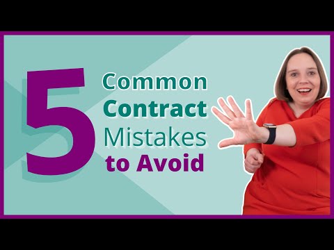 Common Mistakes To Avoid When Using Free Contract Templates Online