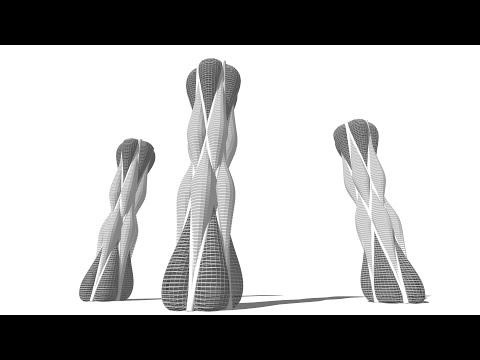 Decagon Fusiform Tower by Ali Goshtasbi Rad