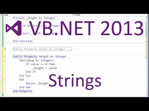 VB.NET 2013 - Strings