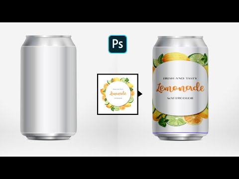 New Warp Cylinder in Photoshop - Quick Mockup Tutorial - photoshop Design