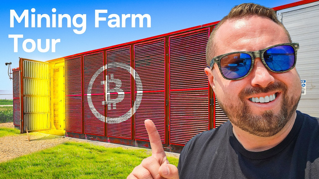 I Visited a New BITCOIN Mining Farm in Iowa with Compass Mining