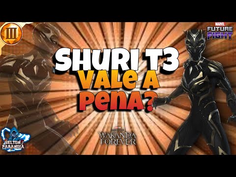 SHURI T3 COM TRAJE PANTERONA, FULL TESTE PVE - MARVEL FUTURE FIGHT