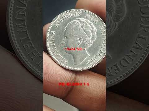 COIN WILHELMINA 1 G..1929 NETHERLANDS.. SENTIMENTAL VALUE COIN..❤️😍