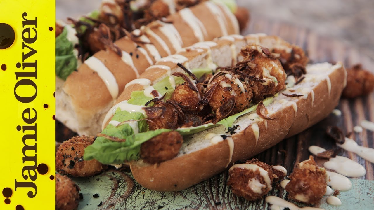 Scallop Po Boy for Jamal Edwards: Food Busker