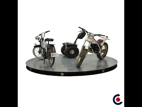 Plateforme motorisée avec télécommande pour exposer ou photographier un quad - gamme PLATY Ø 2 m à Ø 4 m_5