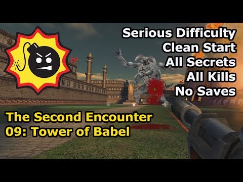 Serious Sam: The Second Encounter - 09: Tower of Babel (Serious 100%)